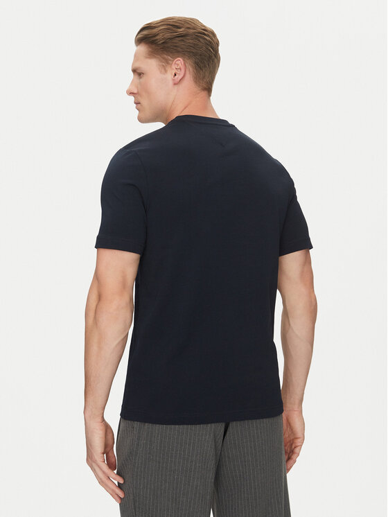 Футболка обычного кроя Multi Flags MW0MW38616 Tommy Hilfiger, синий — фото 3