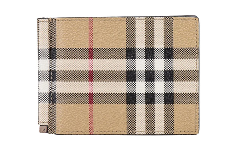

Винтажный клетчатый двустворчатый картхолдер Burberry