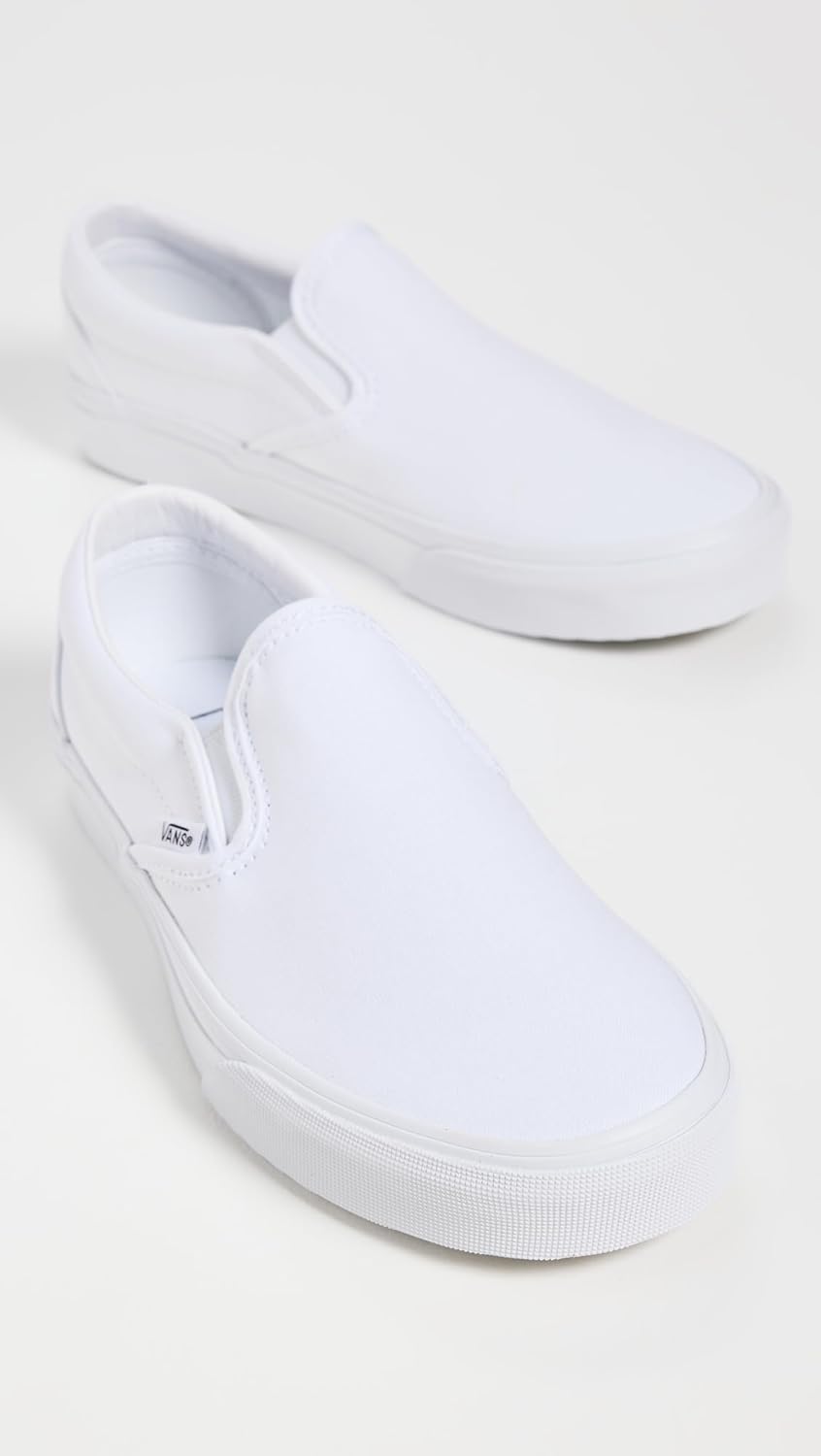 Vans Классические слипоны унисекс, белый — фото 4