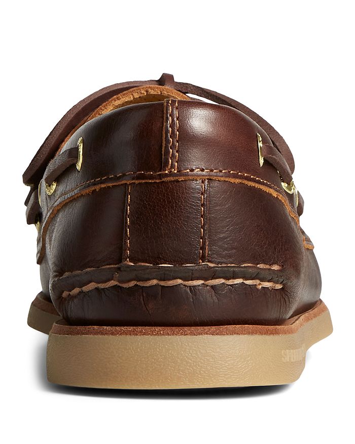 Мужские лодочные туфли Gold Cup Authentic Original с двумя шнуровками Sperry, коричневый — фото 4