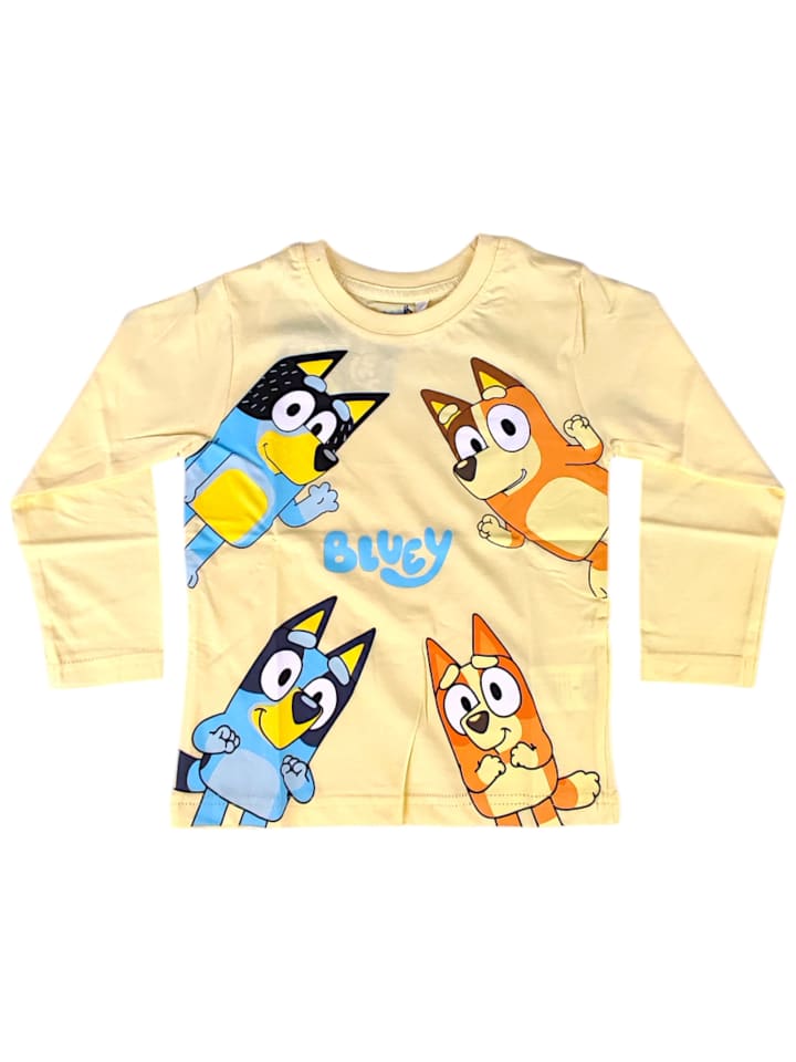 

Рубашка с длинным рукавом Bluey, желтый