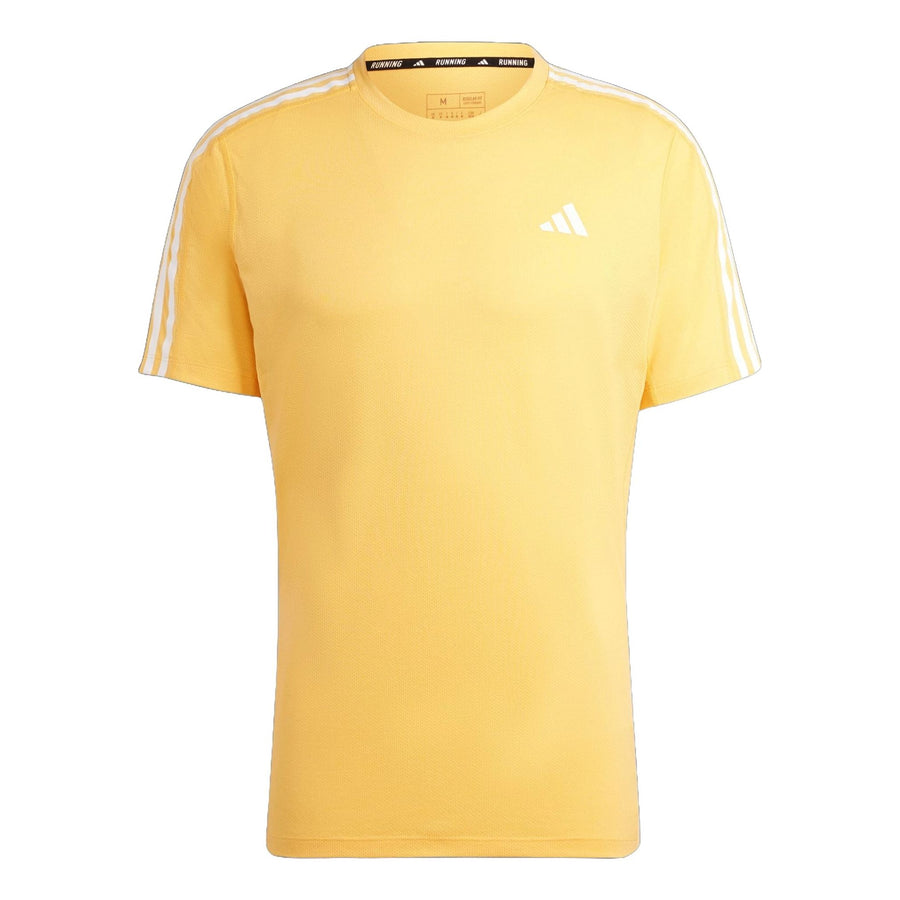 

Футболка adidas Own the Run 3-Stripes T-shirt Asia Sizing 'Yellow', желтый