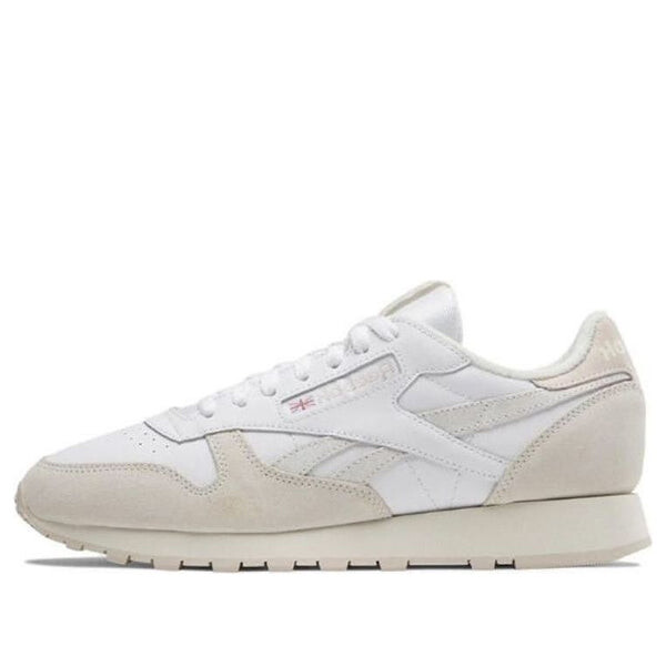 

Кроссовки classic leather 'white chalk stucco' Reebok, белый