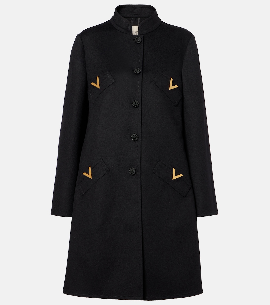 

Пальто из шерсти и кашемира VGold Valentino, Nero