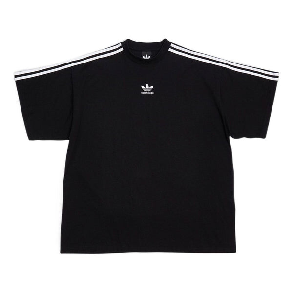 

Футболка x adidas t-shirt oversized 'black' Balenciaga, черный