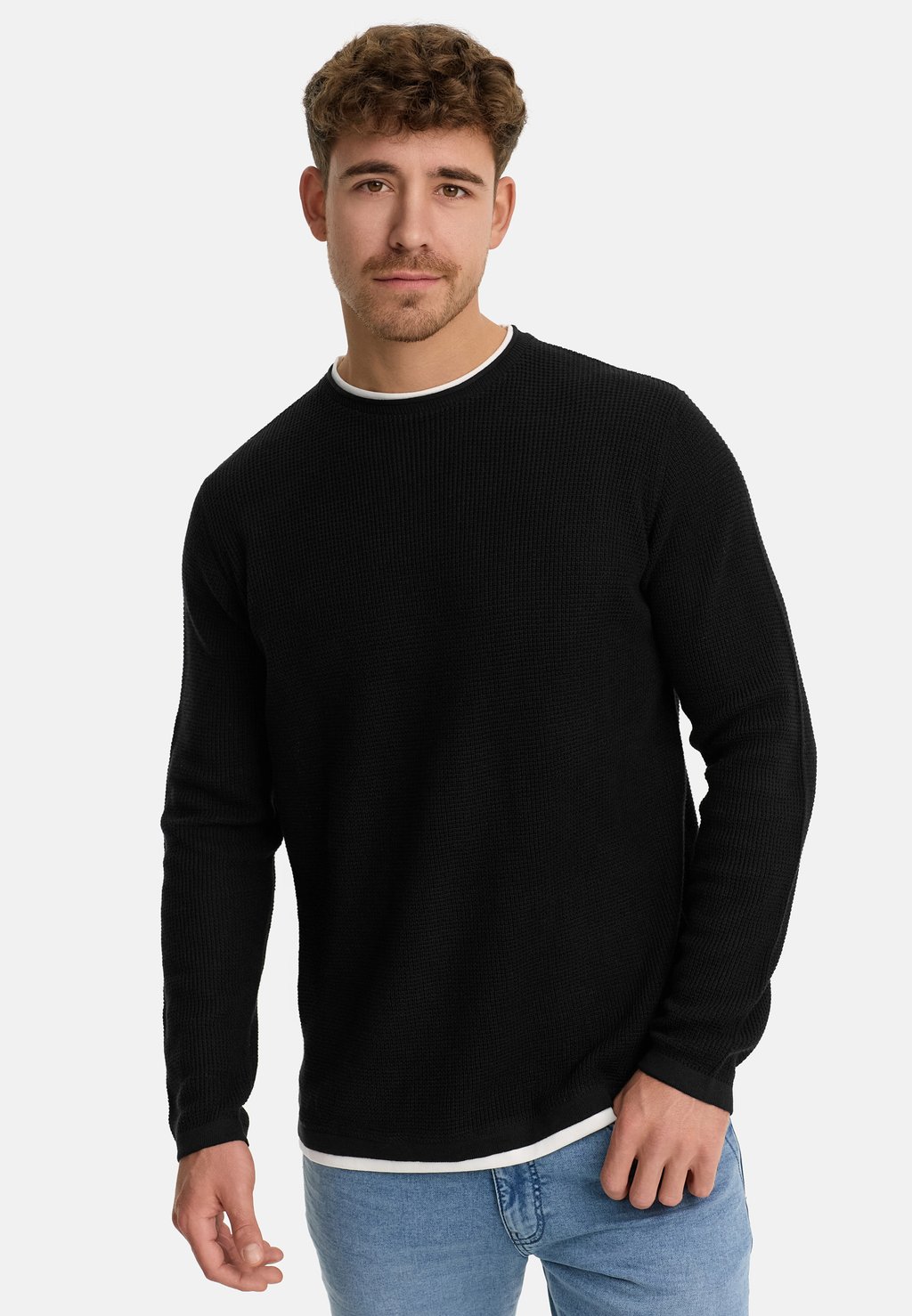 

Свитер PULLOVER INVILLADS INDICODE JEANS, черный