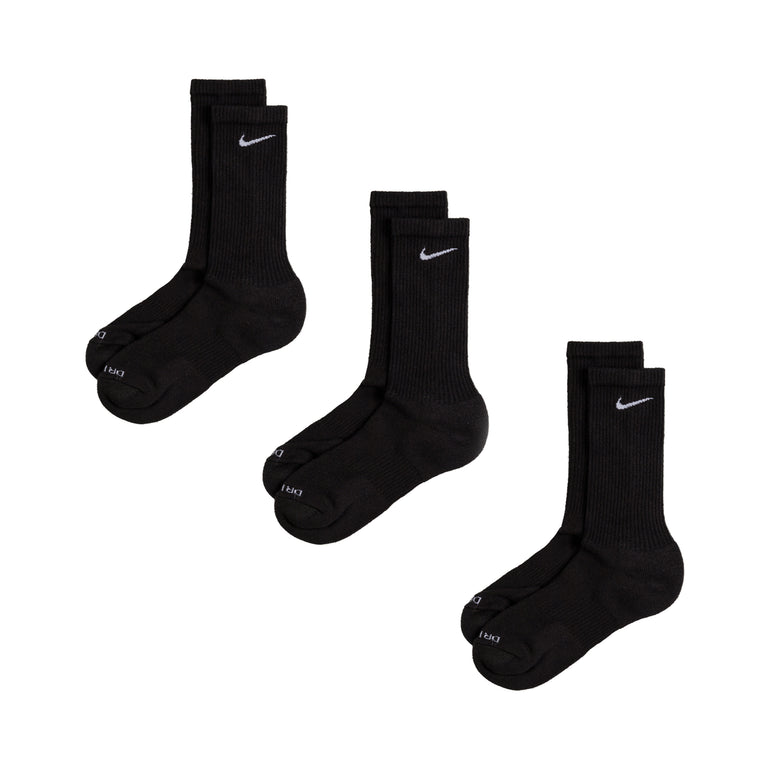 

Носки everyday cushioned crew socks 3 pack Nike, черный