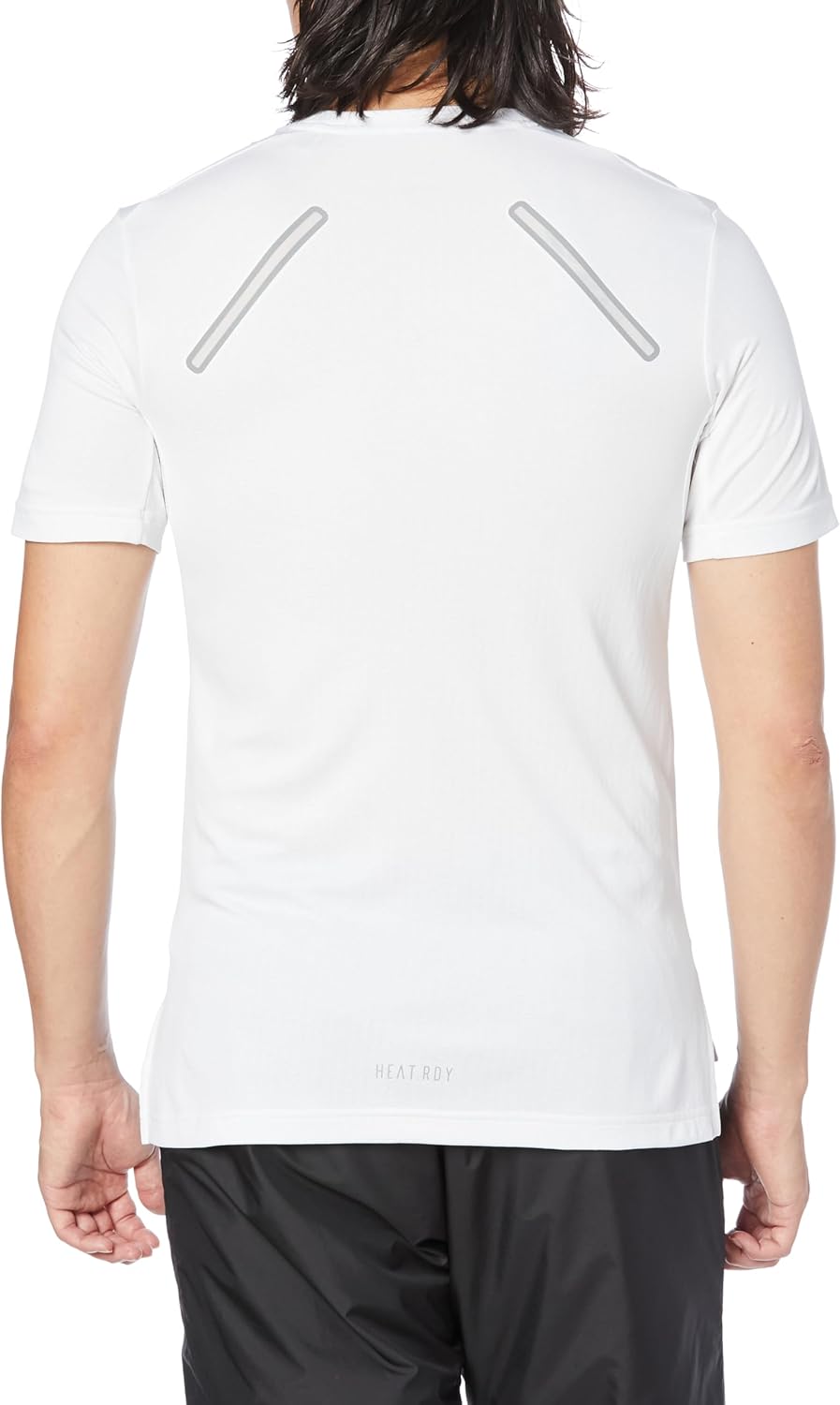 Мужская футболка с коротким рукавом Adidas HEAT. RDY HIIT Elevated Training DKV90, быстросохнущая, с охлаждающей технологией, белый — фото 2