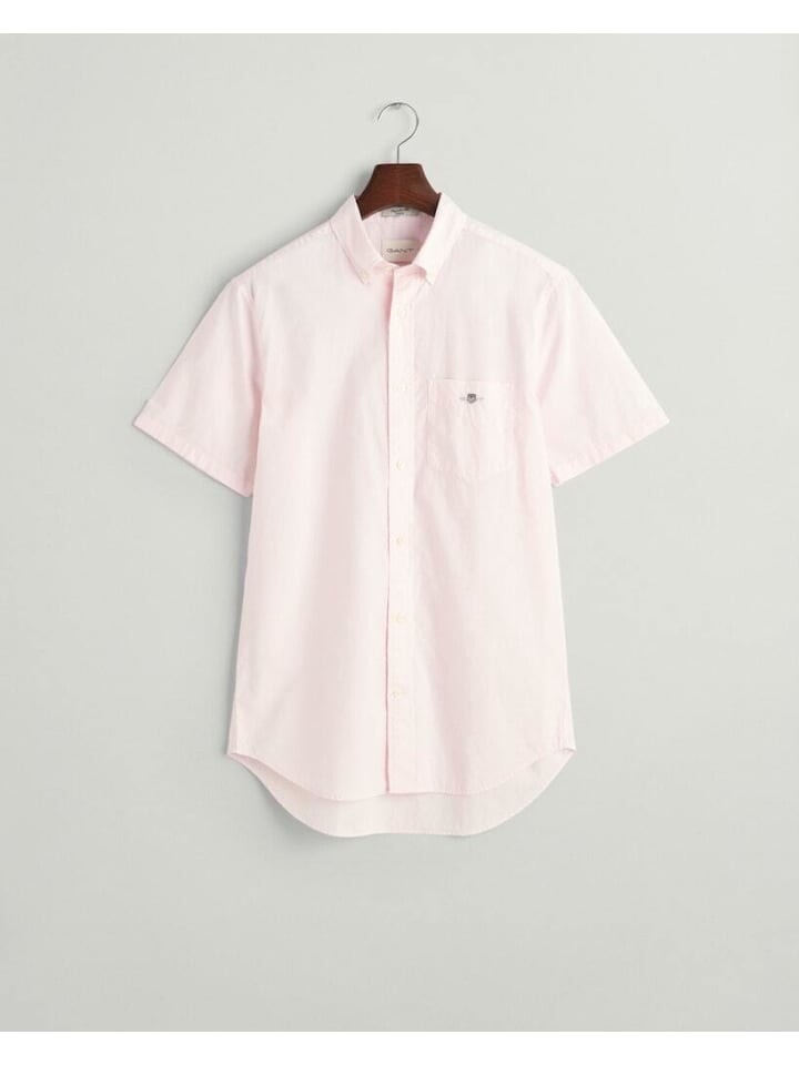 

Рубашка Gant Halbarmhemd, цвет light pink