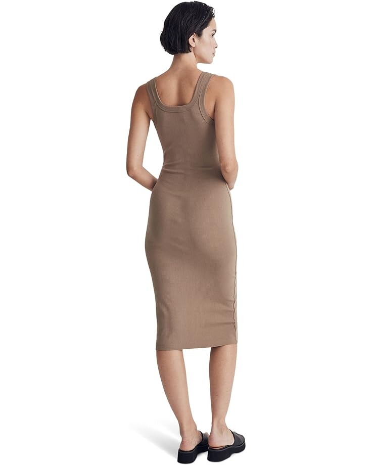

Платье Madewell Luma Tank Dress - Cool-Pack Rib, цвет Light Umber