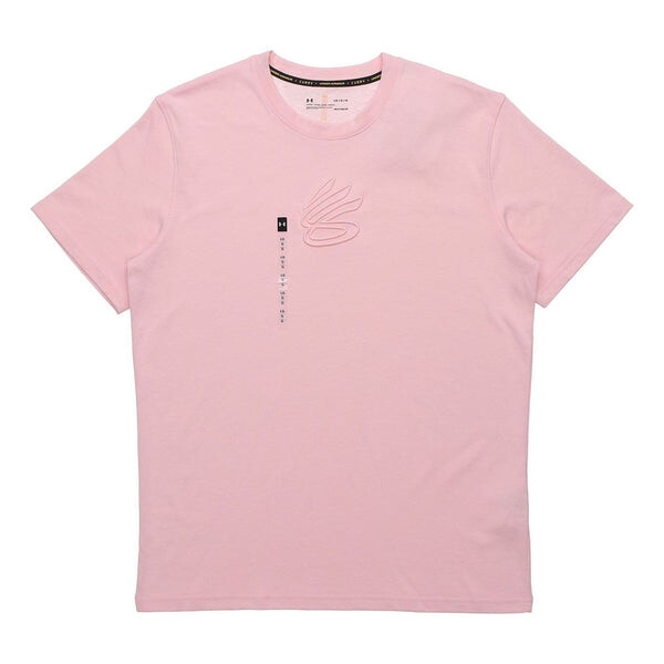 

Футболка curry embroidered undrtd t-shirt 'pink' Under Armour, розовый