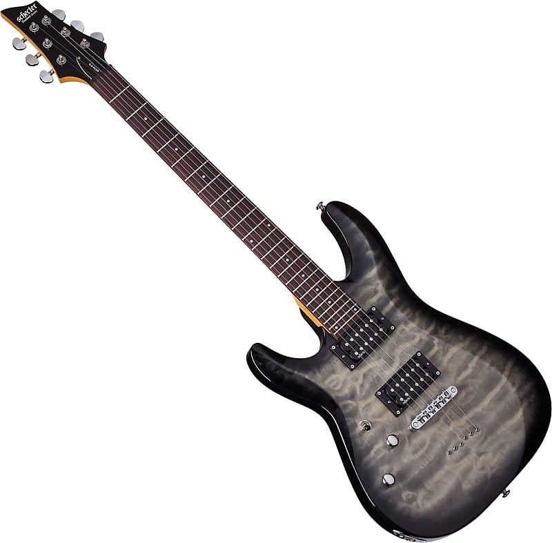 

Электрогитара Schecter C-6 Plus Left-Handed Electric Guitar Charcoal Burst