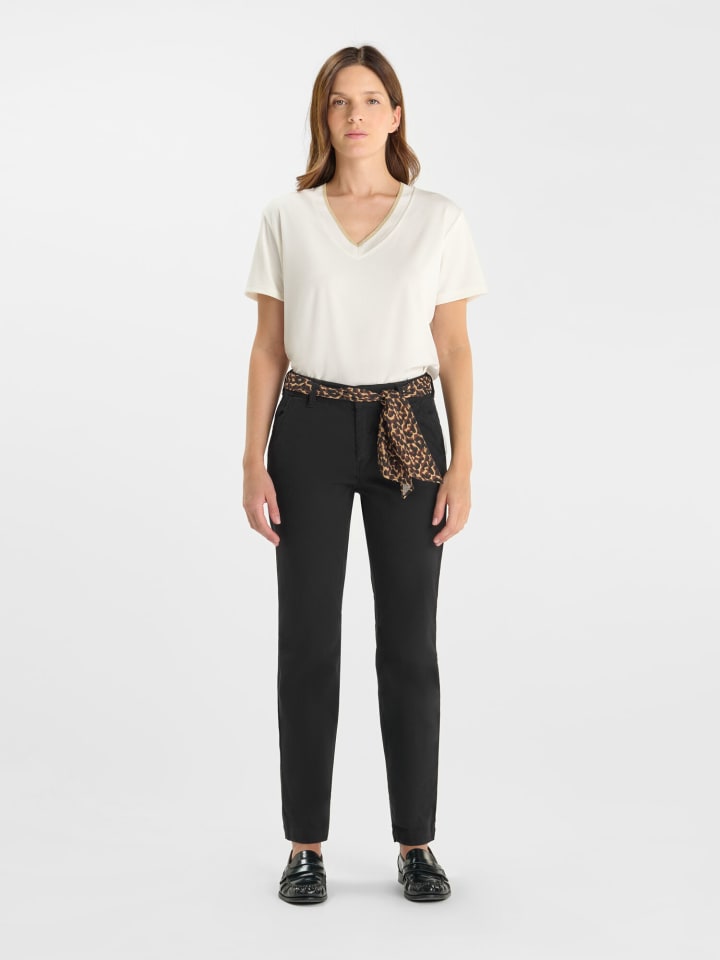 

Le Temps des Cerises Брюки чинос KRISTIN черного цвета