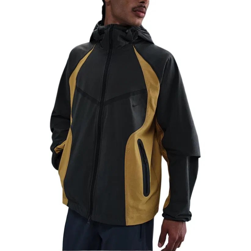 Куртка мужская Tech Dri-FIT Woven Color-Block Windrunner свободного кроя Nike, Anthracite