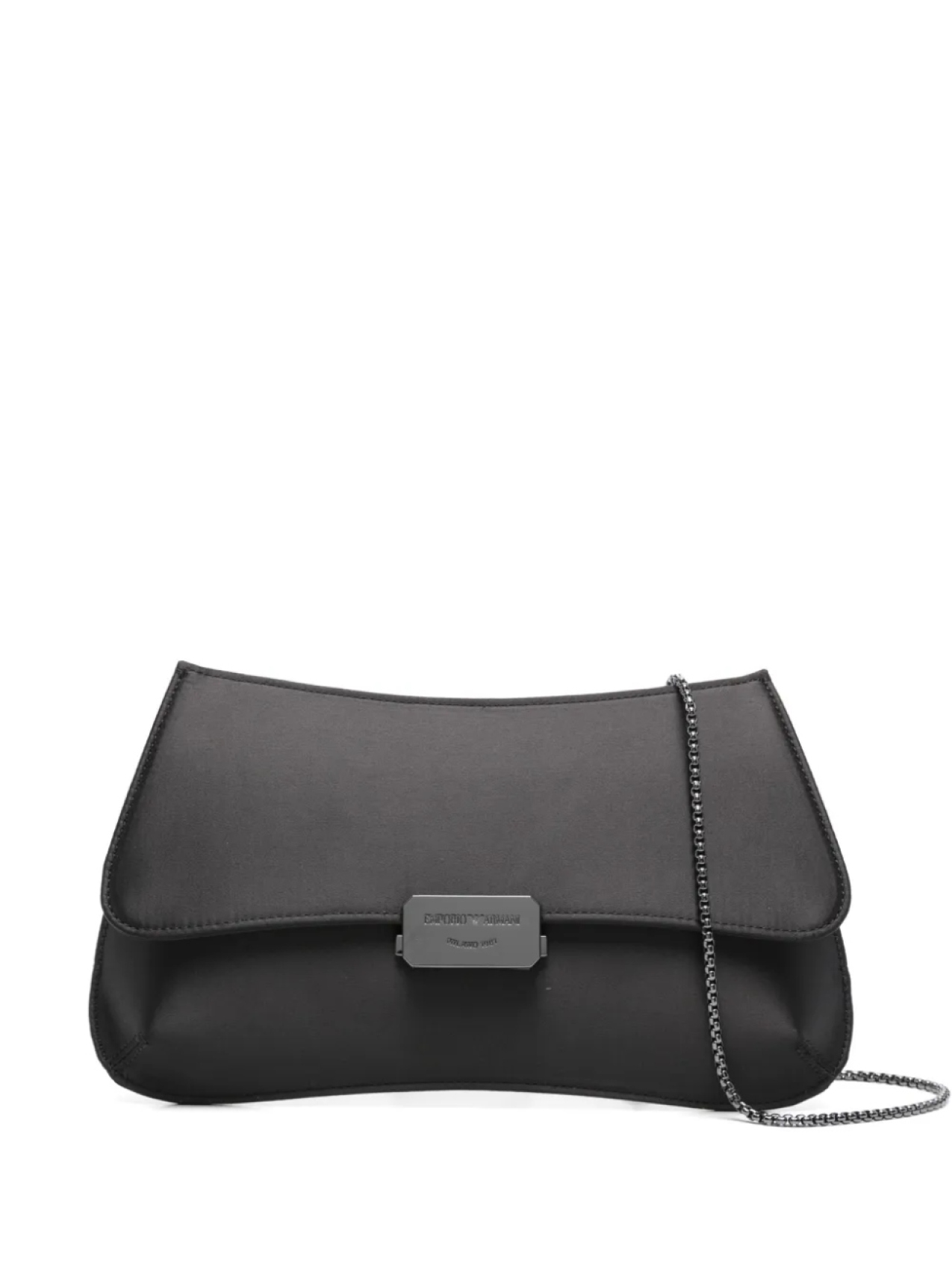 

Emporio Armani атласный клатч, черный