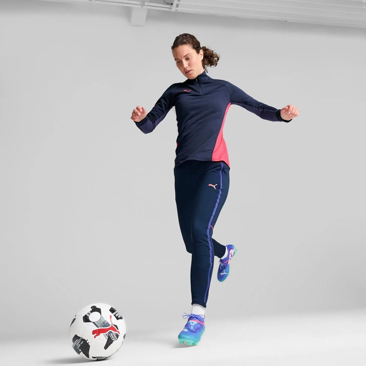 Кроссовки PUMA Future 7 Ultimate Low FG/AG Lights Out Унисекс, синий — фото 3
