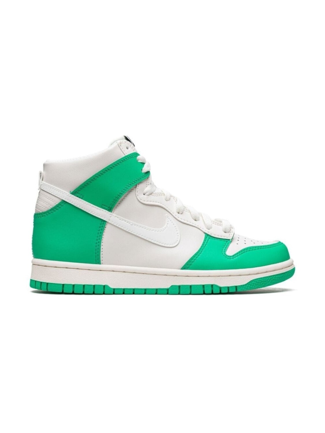 Nike Kids кроссовки Dunk High, зеленый — фото 2