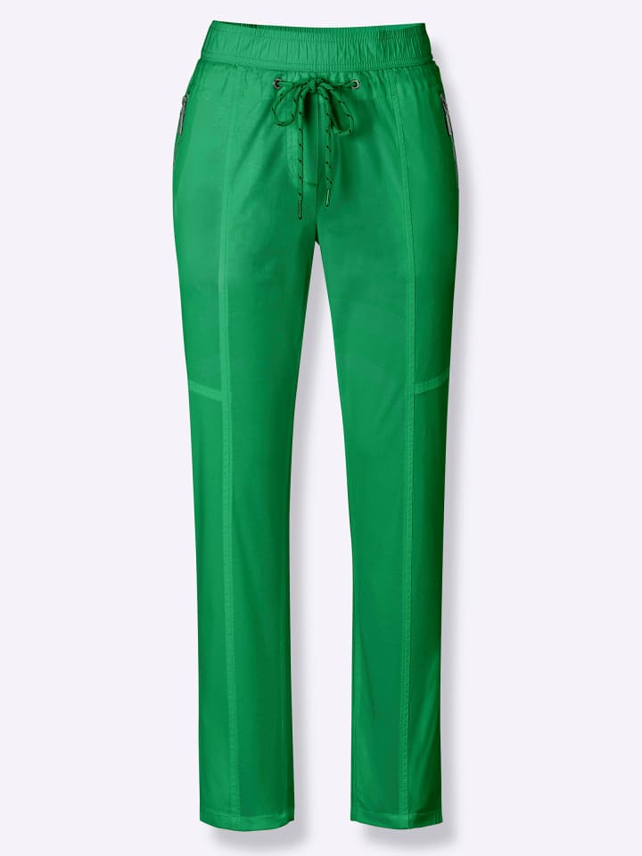 

WITT WEIDEN Брюки 7/8, травянисто-зеленого цвета