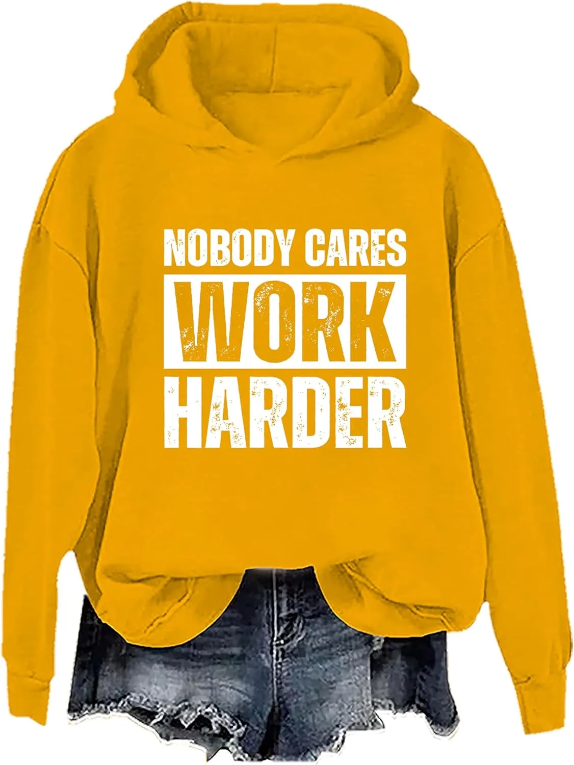 

Толстовка с капюшоном Nobody Cares Work Harder