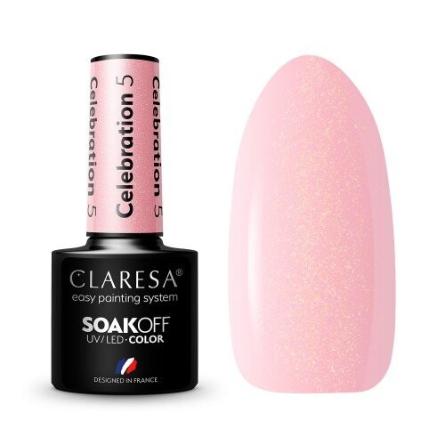 

Гибридный лак для ногтей Celebration 5, 5 г Claresa