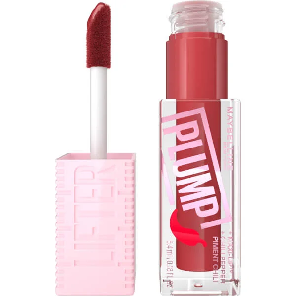 

Блеск-Лифтер maybelline, придающий объем губам, формула пролонгированного увлажнения с гиалуроновой кислотой и перцем чили Maybelline New York, цвет hot chilli