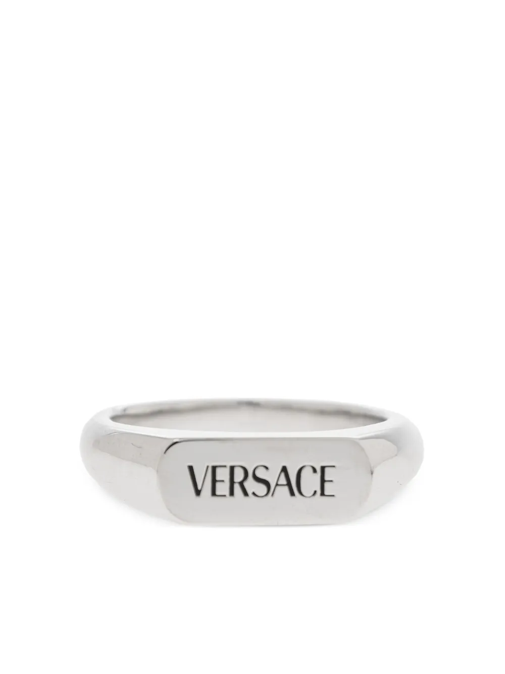 

Кольцо с логотипом VERSACE, серебяный