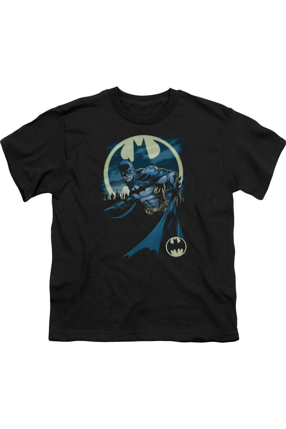 

Футболка с коротким рукавом для детей Batman Heed The Call Gildan, черный