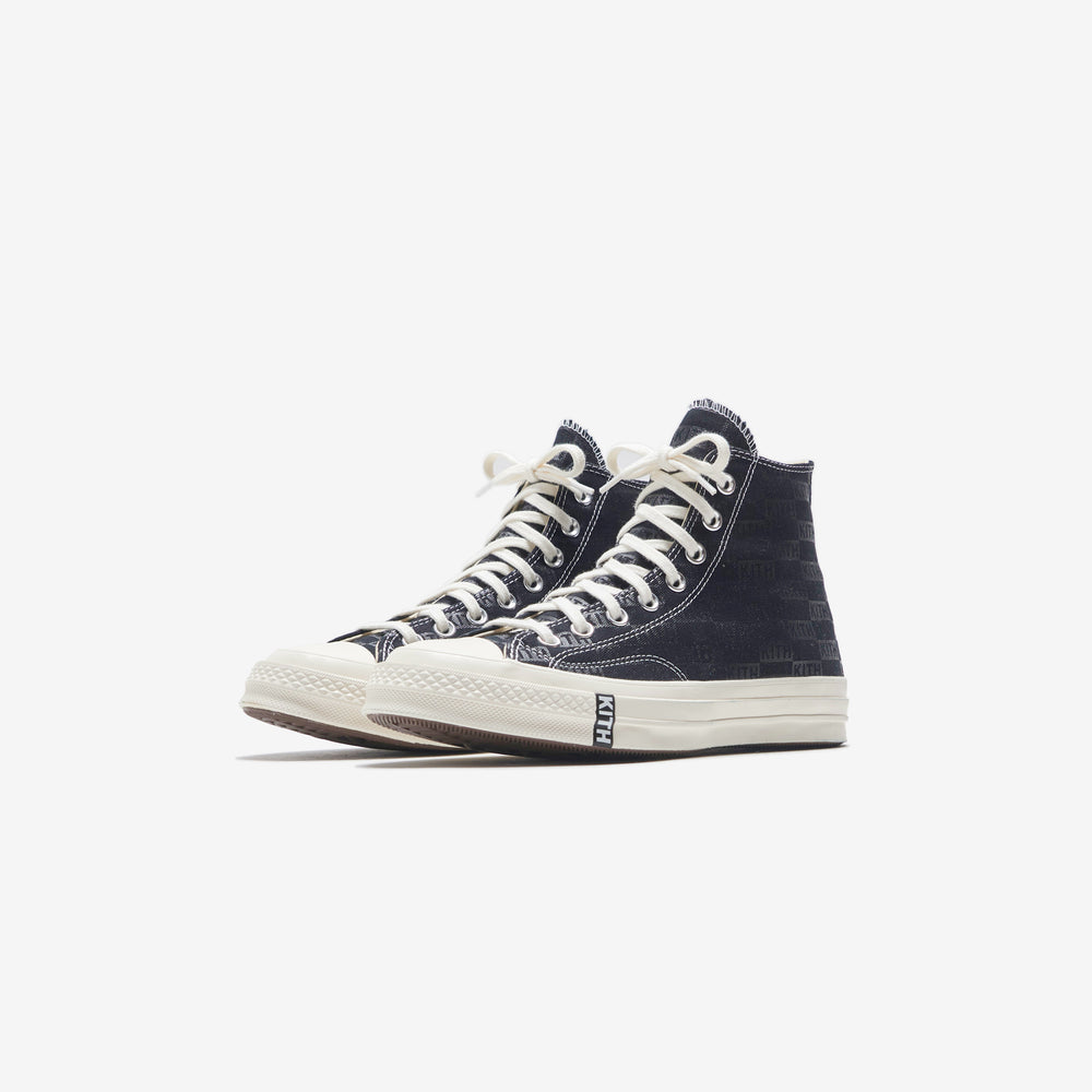 Кроссовки Kith x Converse Chuck Taylor All Star 1970, цвет Black AOP — фото 2