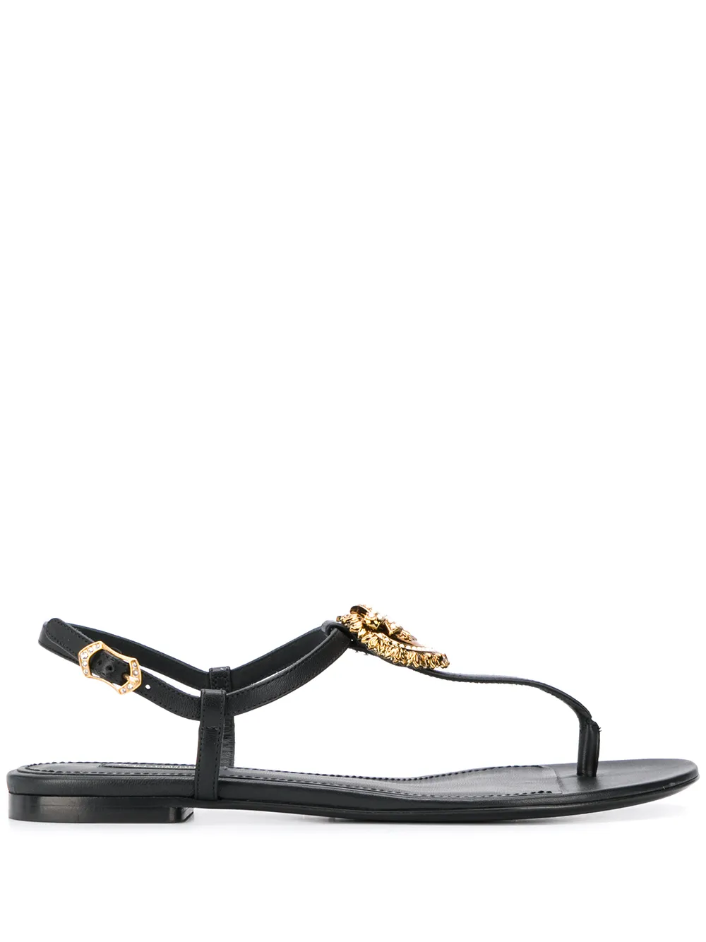 Сандалии Devotion DOLCE & GABBANA, черный