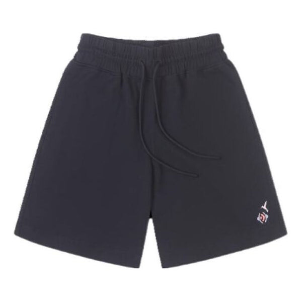 

Шорты logo mid length knit short 'black' Converse, черный