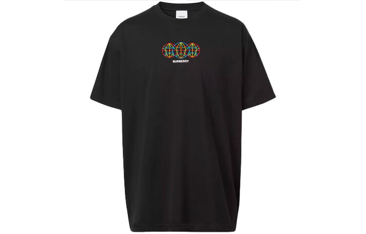 

Мужская футболка Burberry, цвет Black