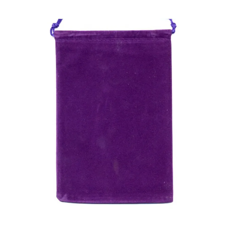 

Фиолетовая велюровая сумка для игральных костей (большая), Dice Bags (Chessex)