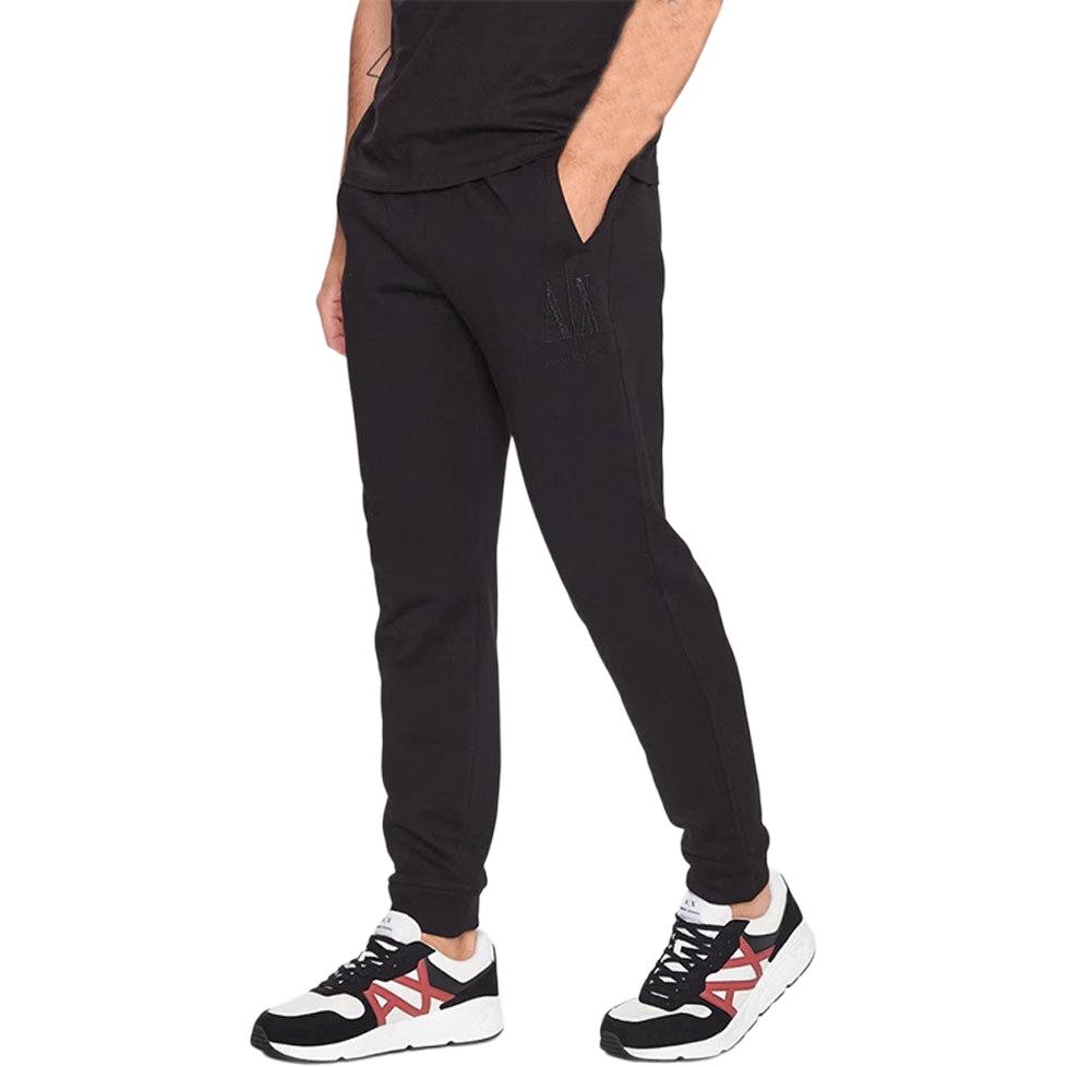

EMPORIO ARMANI SS23 Трикотажные спортивные штаны мужские черные