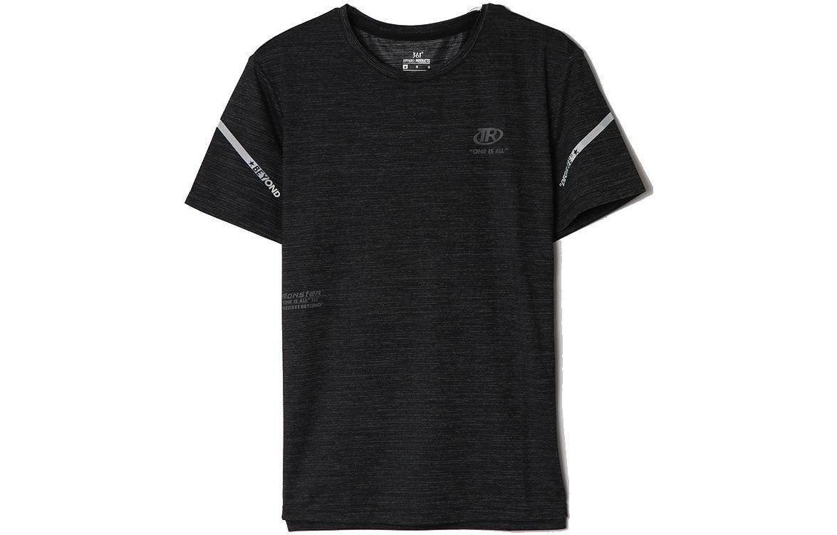 

361° Футболка мужская Black Crew Neck Moderate Straight Fit