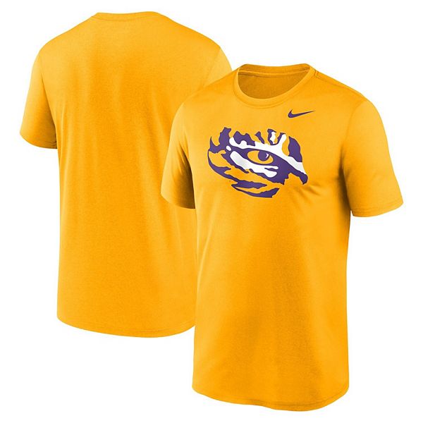Мужская футболка lsu tigers primetime legend alternate logo gold Nike — фото 2