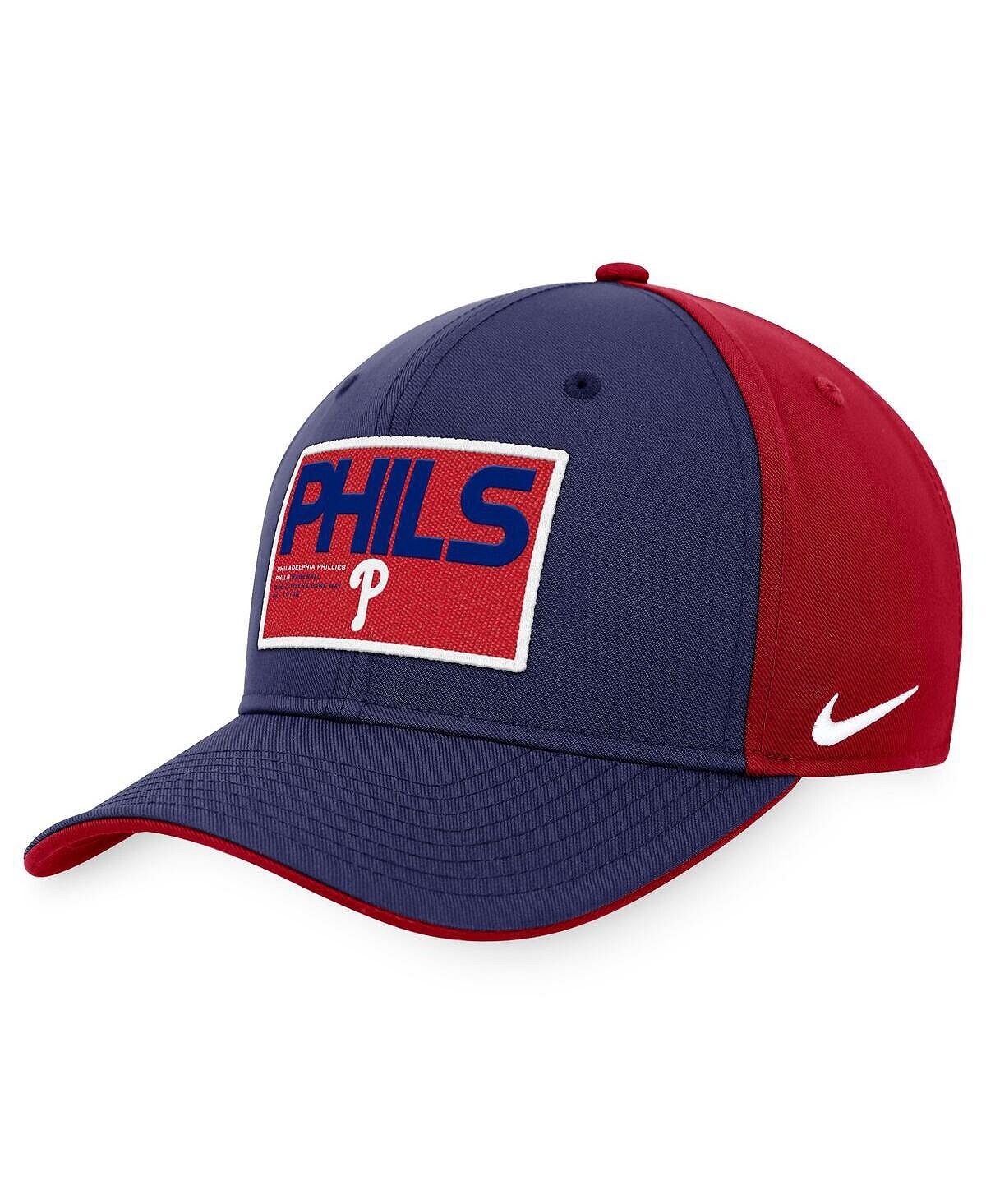 

Мужская кепка Snapback с цветными блоками Royal, красная Philadelphia Phillies Classic99 Performance Nike