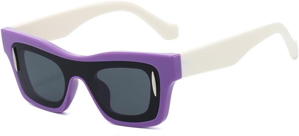 

Женские солнцезащитные очки класса люкс в стиле ретро с цельными линзами, мужские очки с леопардовым принтом и заклепками, защита от УФ-излучения UV400 TOIPASTN, 25720-c6