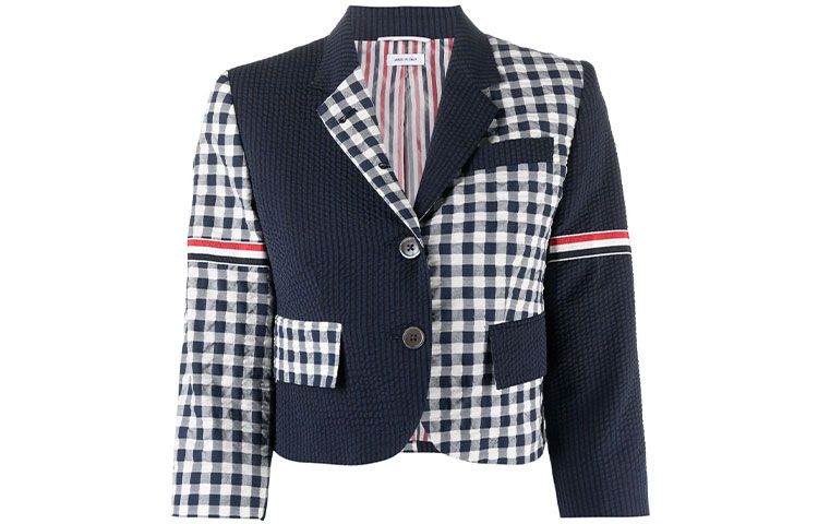 

THOM BROWNE Женский деловой костюм морской синий, Marine Blue