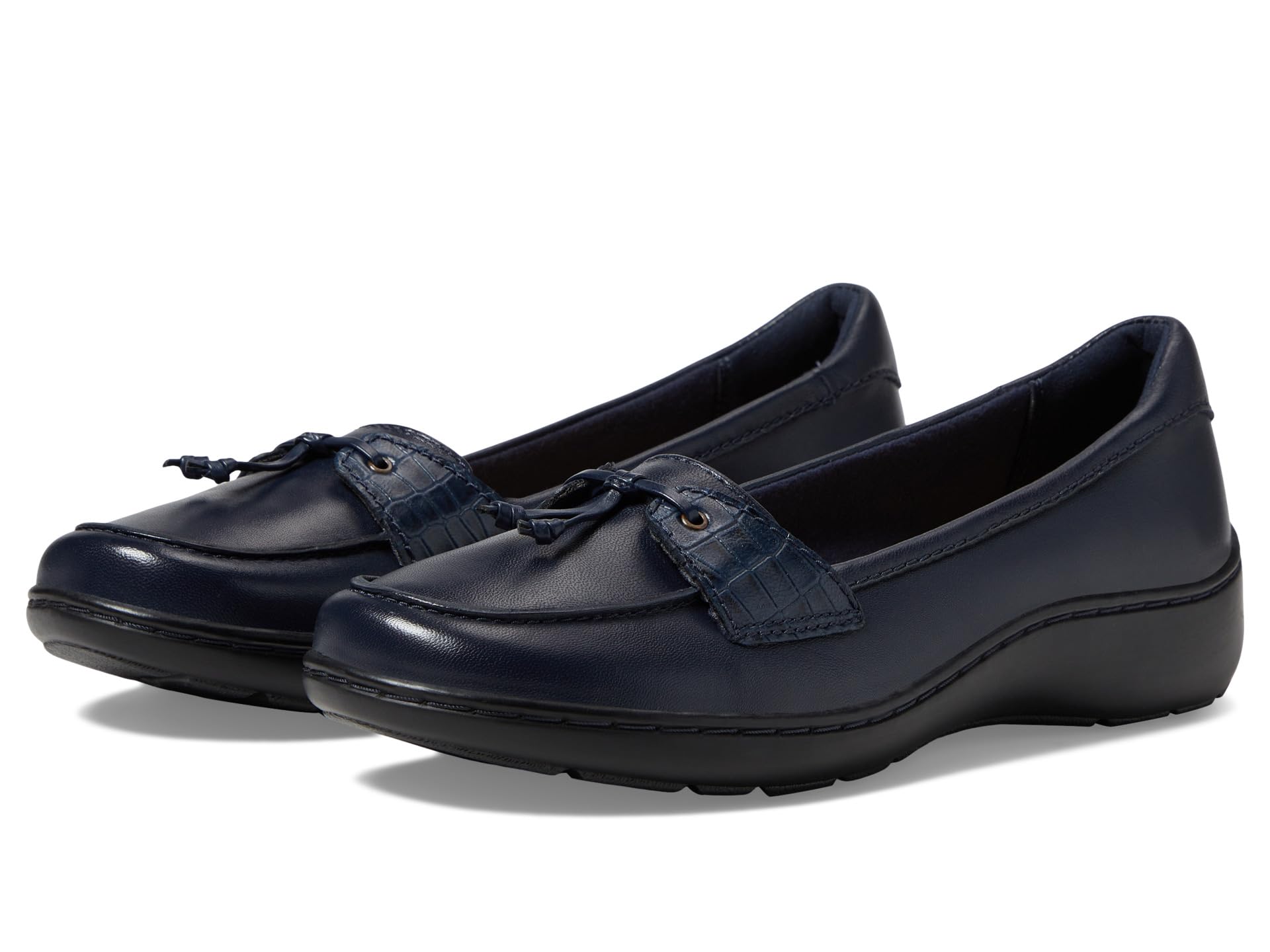 Лоферы Clarks Cora Haley, Navy Leather
