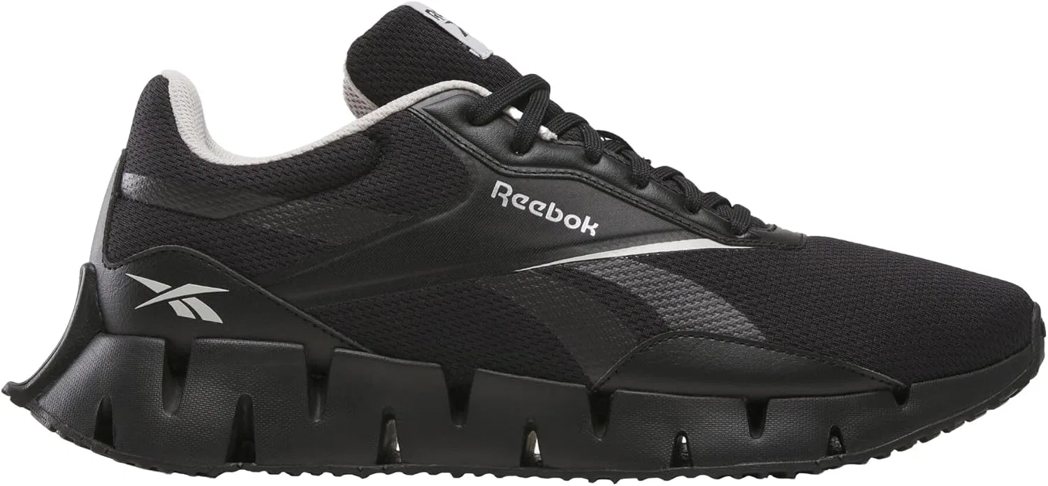 Кроссовки Reebok унисекс Zig Dynamica Str, Black Washed Black Mistgrey