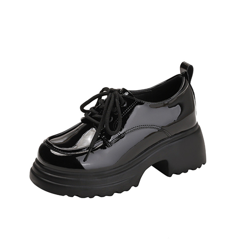 TATAYA Женские повседневные туфли-лодочки черные глянцевые, цвет Black Glossy