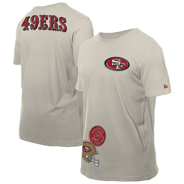 

Мужская футболка light beige San Francisco 49ers с нашивками New Era
