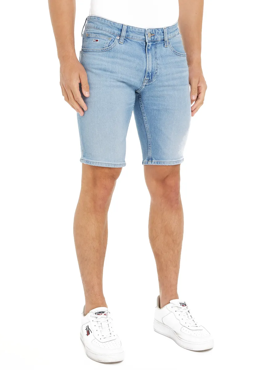 

Джинсовые шорты Tommy Jeans "SCANTON SHORT", с эффектом выцветания, цвет Denim Light