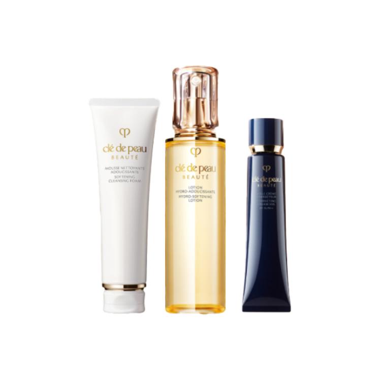 Набор для ухода за кожей Cleanser Diamond Serum Water из трех предметов для увлажнения и очищения Clé De Peau Beauté — фото 2