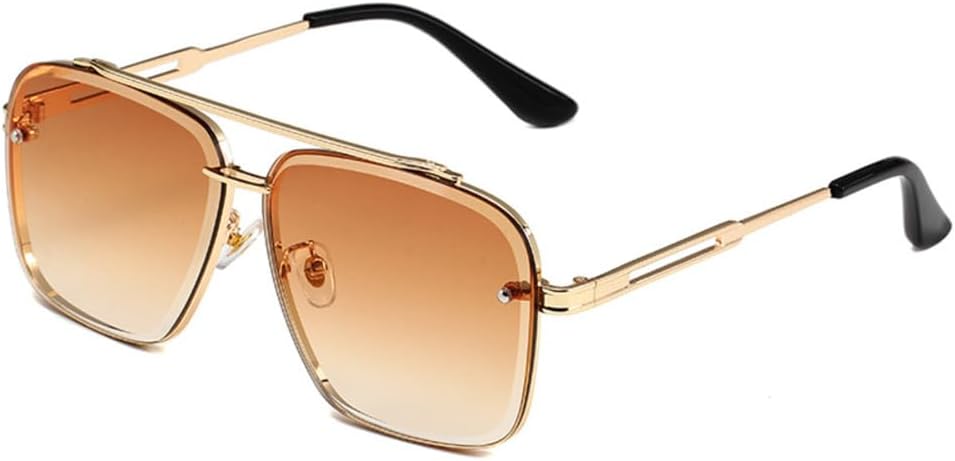 

Мужские солнцезащитные очки в металлической оправе для активного отдыха и вождения, классические женские солнцезащитные очки, мужские очки с защитой от УФ-излучения UV400 LOVQZAOF, 3