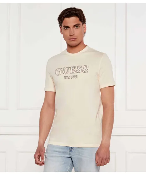 

Футболка Slim fit Guess Jeans, белый