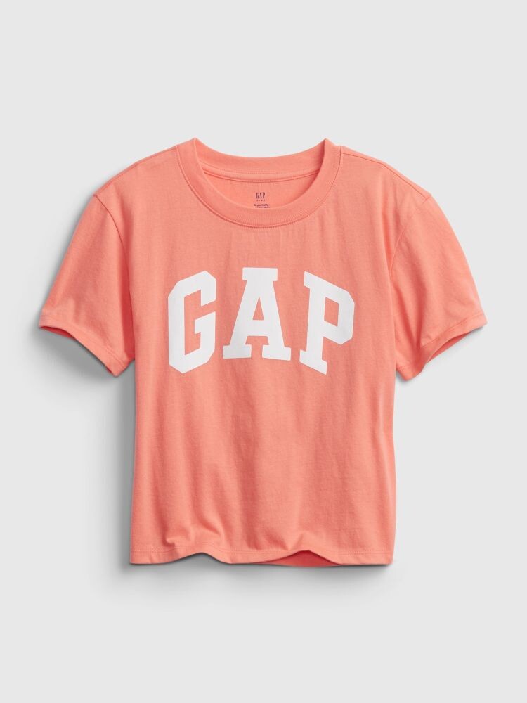 

Детская футболка из натурального хлопка. Gap, оранжевый
