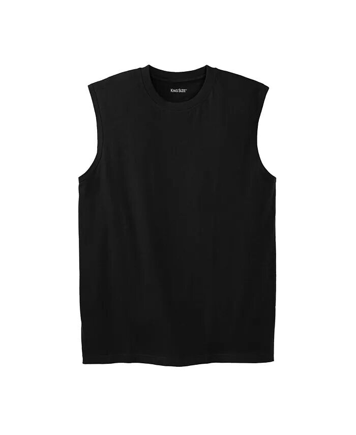 

Легкая футболка с мышцами Big & Tall без усадки KingSize, черный