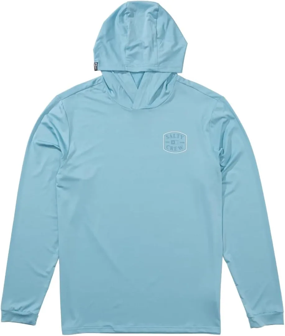 

Salty Crew мужская толстовка с капюшоном Capitals — UPF 50+, влагоотводящая, легкая рыболовная рубашка