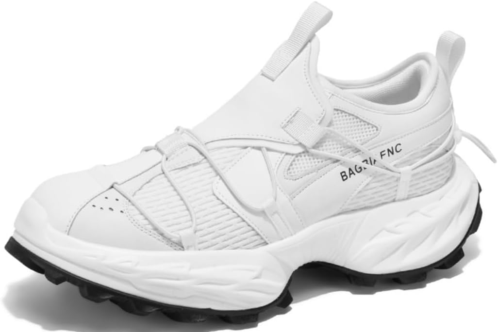 

Кроссовки для мужчин на все сезоны, удобные повседневные спортивные обувь из сетки, прогулочные кроссовки на платформе Lexamen, белый